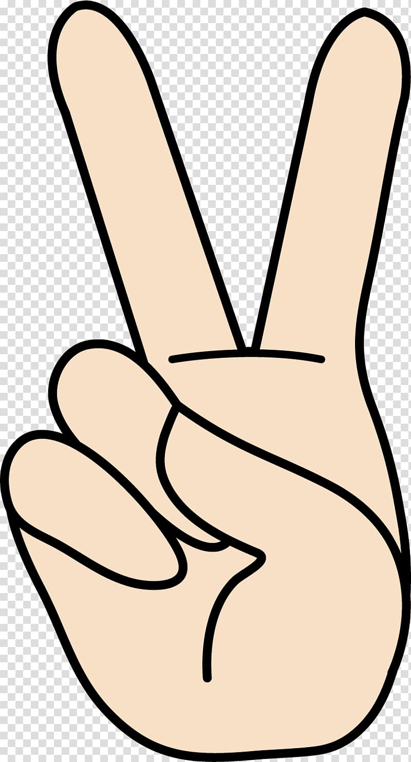 Peace symbols V sign Gesture Sign language , Peaceful Signs transparent background PNG clipart