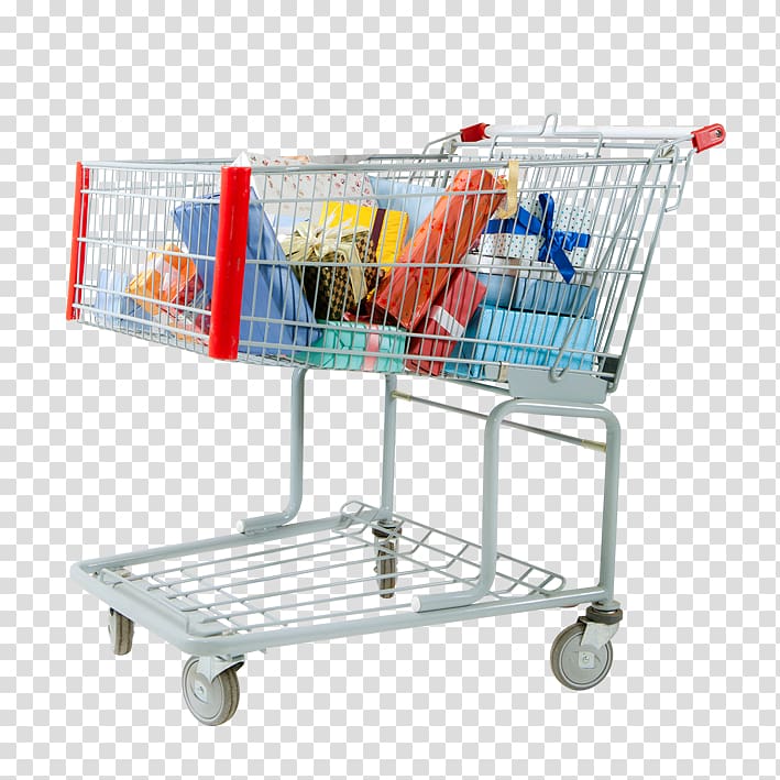 Shopping cart Gift Online shopping Taobao, Shopping Cart Creative transparent background PNG clipart