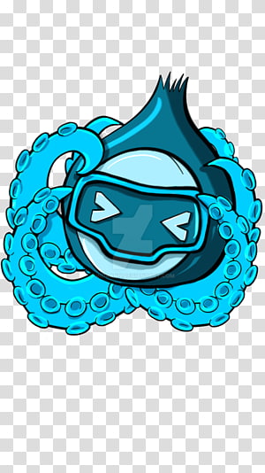 Fish Turquoise Character , fish transparent background PNG clipart thumbnail