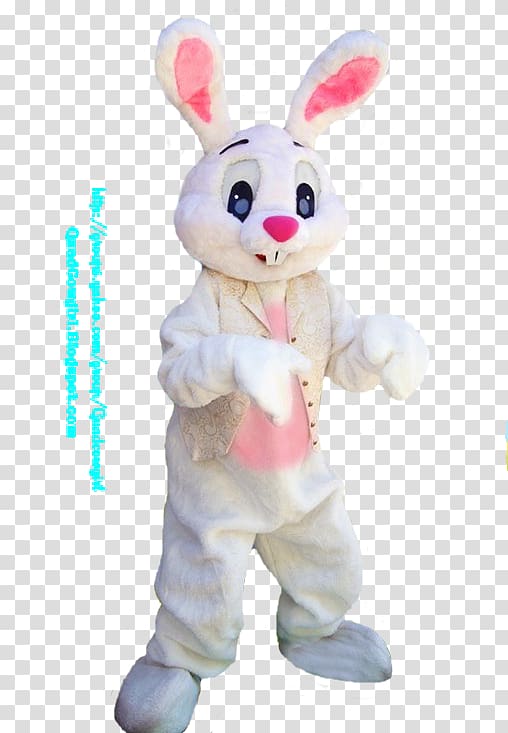 Easter Bunny Stuffed Animals & Cuddly Toys Mascot Plush, Scary Easter Bunny transparent background PNG clipart