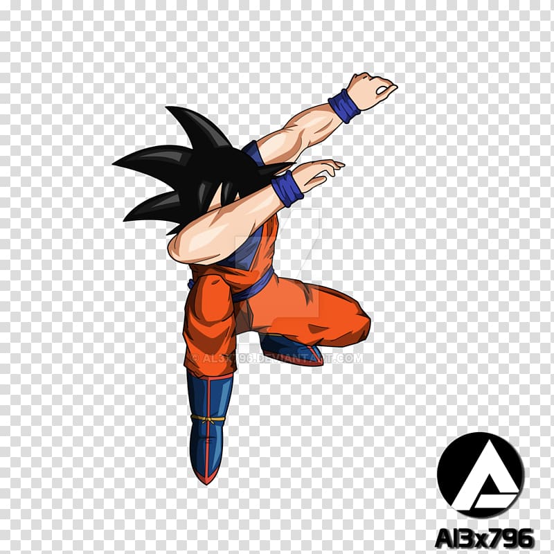 dab Son Goku illustration, Goku Vegeta Super Saiya Dab, dabbing santa transparent background PNG clipart