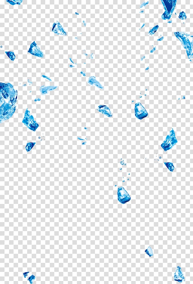 broken glass , Ice cube Blue ice, Ice transparent background PNG clipart