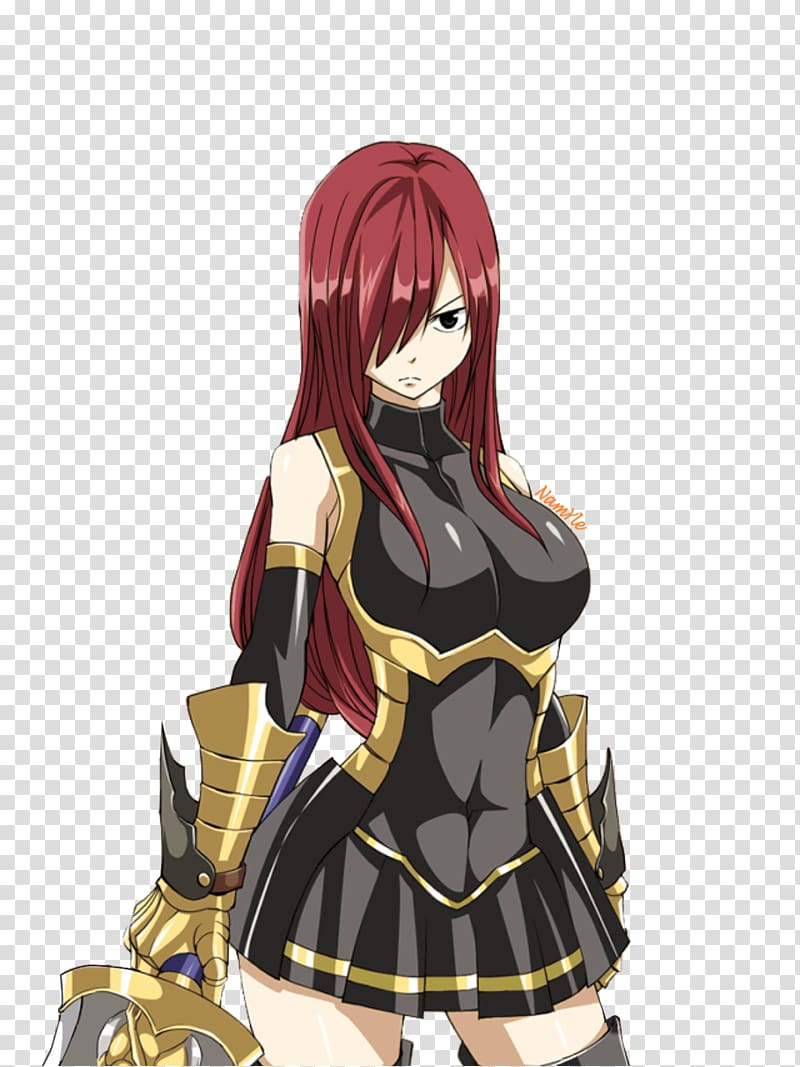 Erza Scarlet Natsu Dragneel Fairy Tail Female , fairy tail transparent background PNG clipart