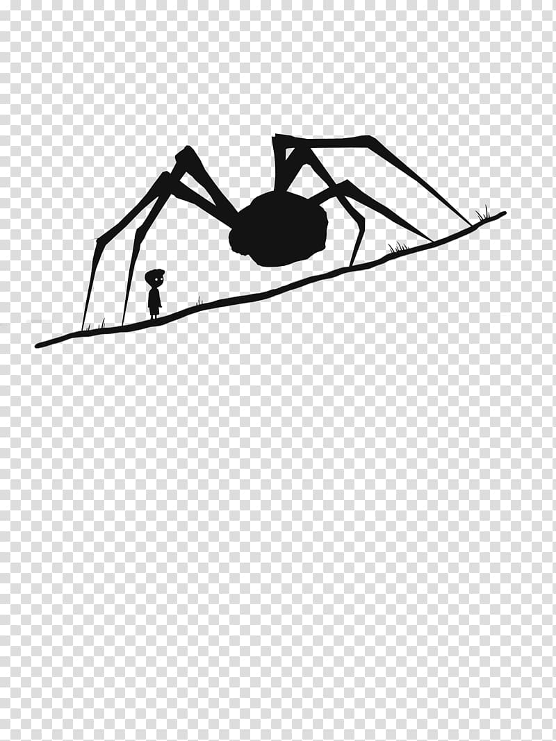Limbo Video game Monochrome, spider transparent background PNG clipart
