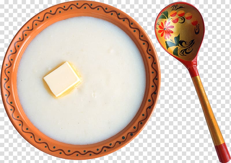 Breakfast Semolina Porridge Milk Ahi Food, platos transparent background PNG clipart