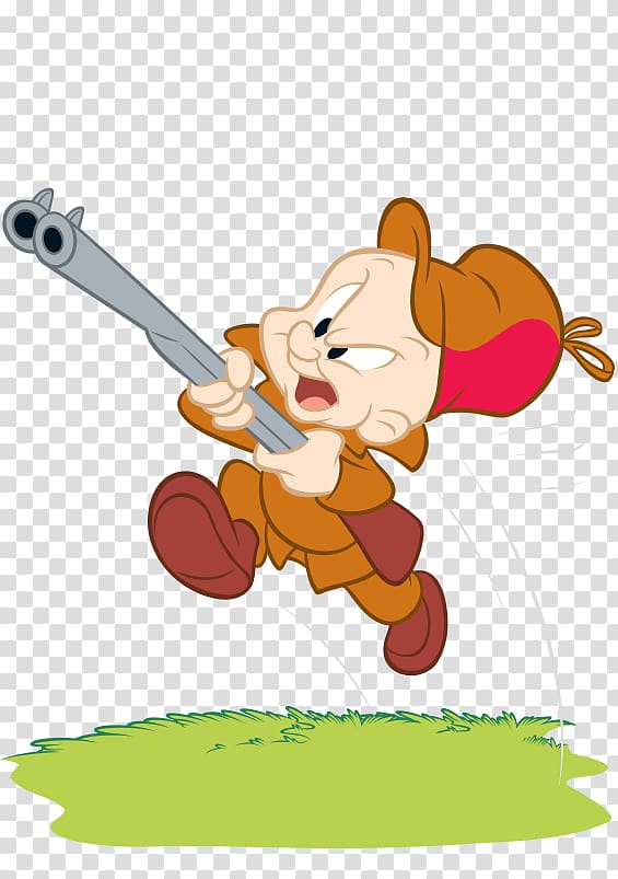 picture of elmer fudd shooting bugs bunny