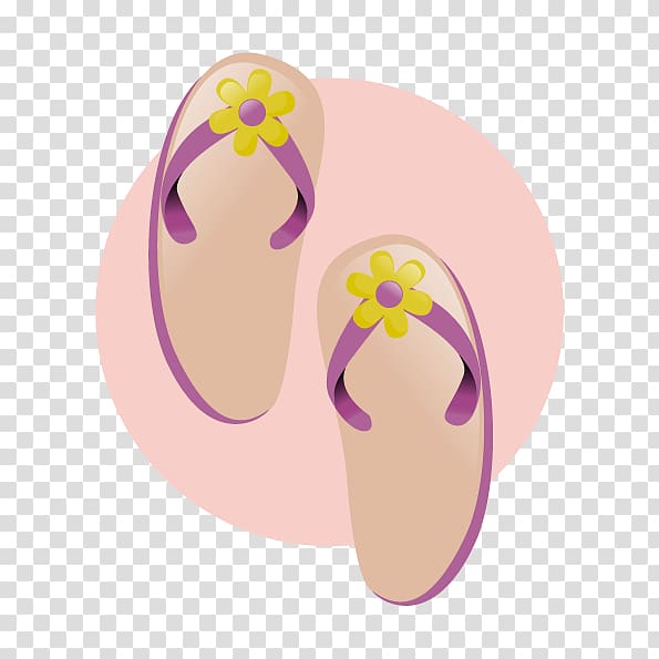 Flip-flops Slipper Purple Shoe, Ms. sandals transparent background PNG clipart