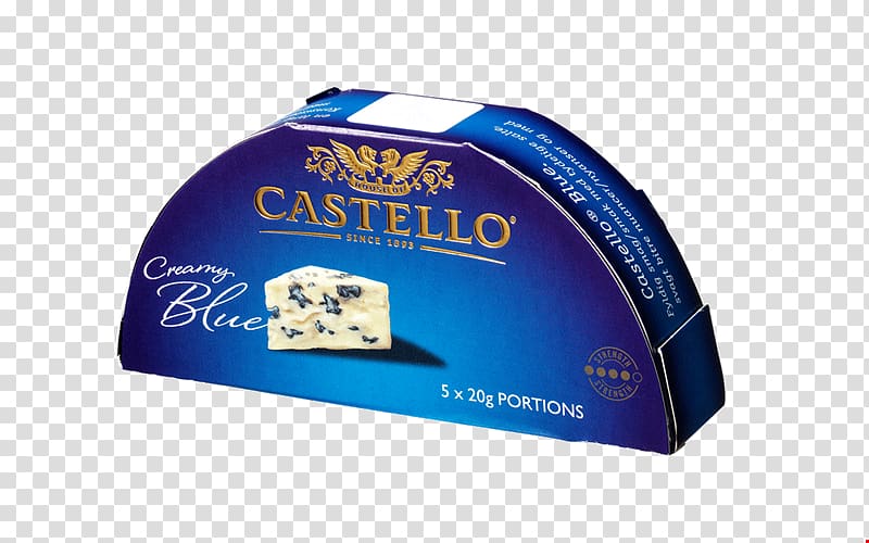 Danish Blue Cheese Castello cheeses Goat, cheese portion transparent background PNG clipart