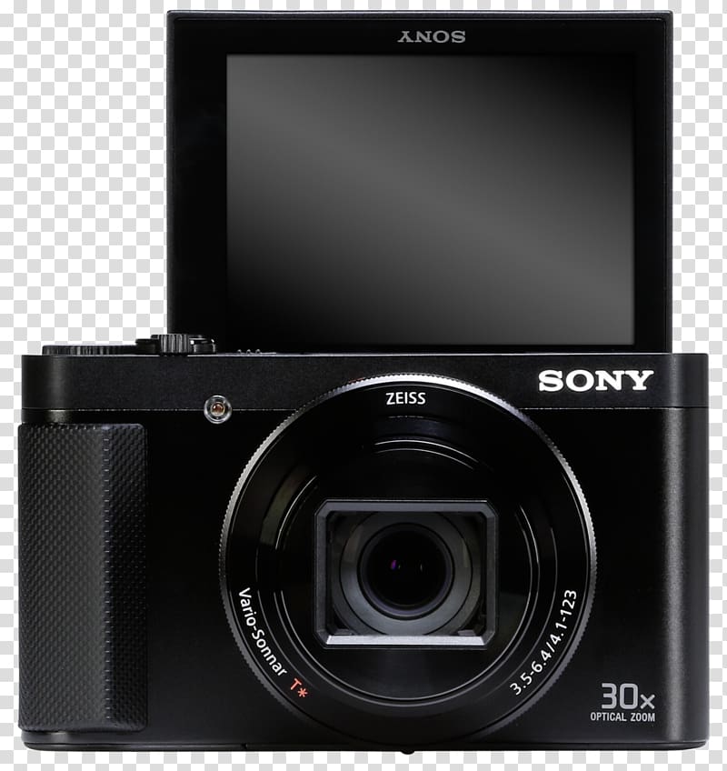 Digital SLR Sony Cyber-shot DSC-HX90V Camera lens, camera lens transparent background PNG clipart