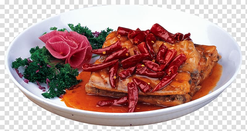 Korean cuisine Beijing cuisine Thai cuisine Dish, Beijing pepper octopus transparent background PNG clipart