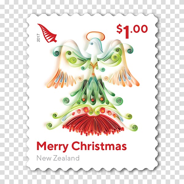 New Zealand Post Postage Stamps Mail Christmas stamp, christmas transparent background PNG clipart