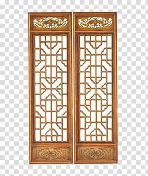 Nanmazhen Window Folding screen u4e1cu9633u6728u96d5 Wall, Chinese antique carved wooden partition wall transparent background PNG clipart