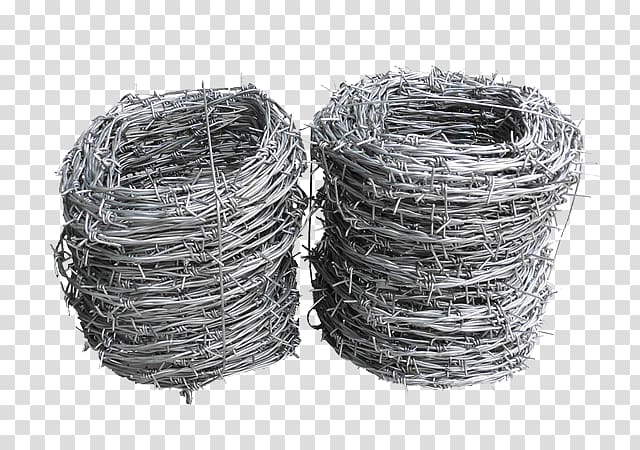 Barbed wire Barbed tape Manufacturing Welded wire mesh, Fence transparent background PNG clipart