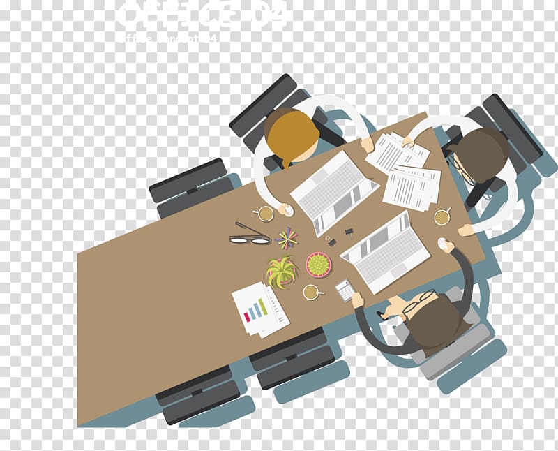Project management Business Non-profit organisation, hand-painted meeting person transparent background PNG clipart