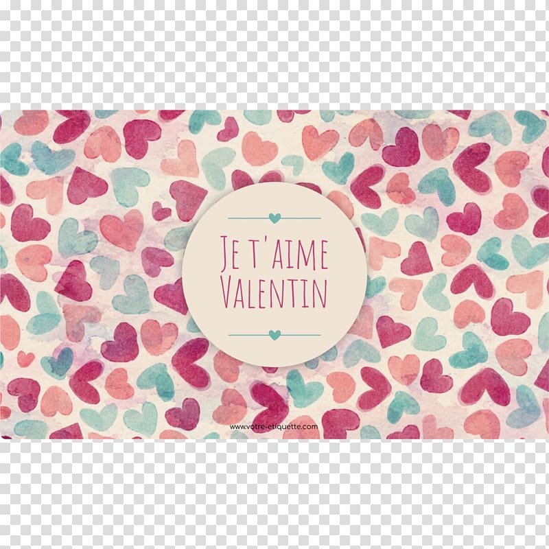 Gift Wrapping Paper Valentine\'s Day Label, valentine\'s day transparent background PNG clipart