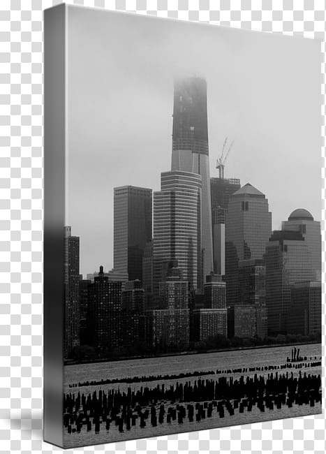 Skyline Skyscraper Cityscape White, One World Trade Center transparent background PNG clipart