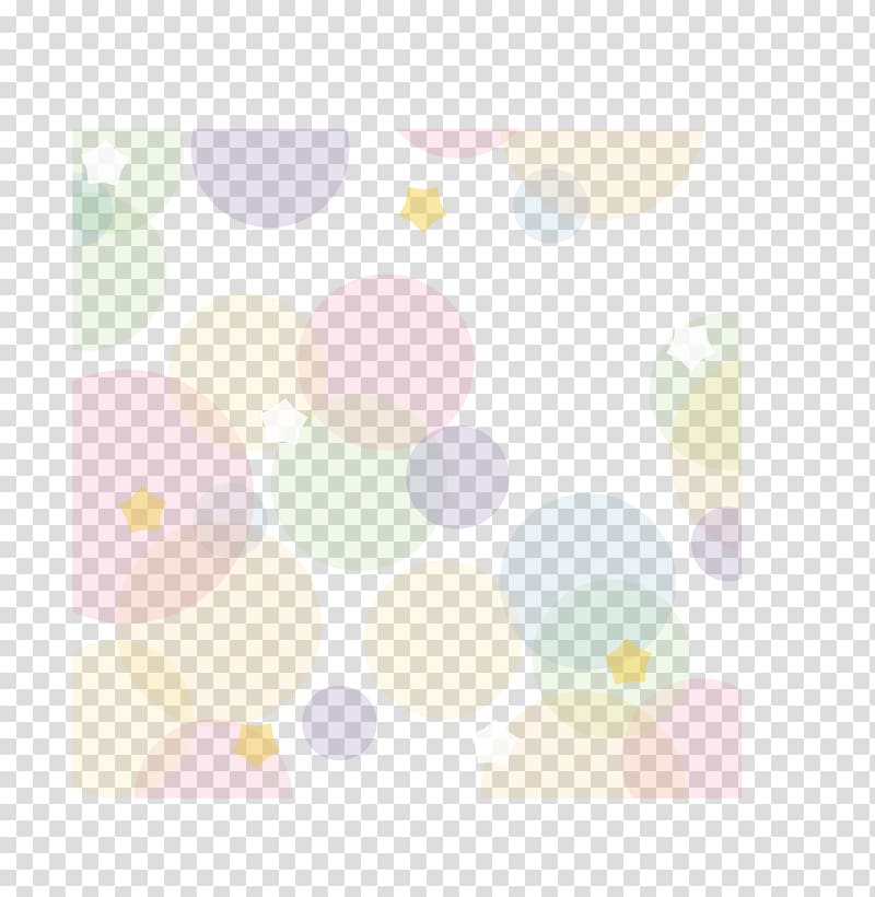 white stars , Petal Circle Pattern, Colored circles background transparent background PNG clipart