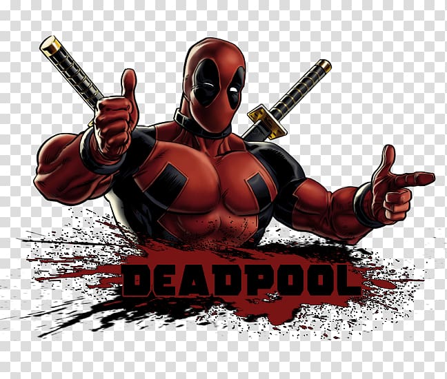 Deadpool Black Widow Superhero Color X-Men, Deadpool logo transparent background PNG clipart