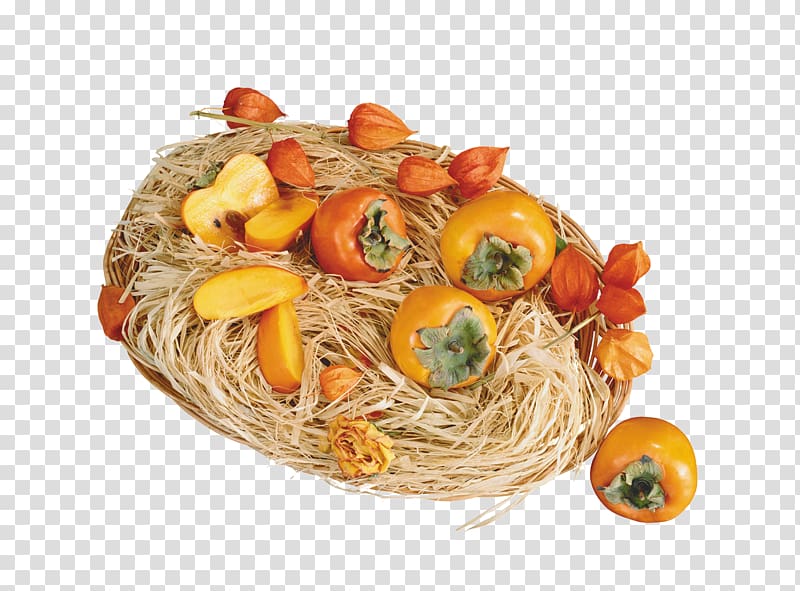 Auglis Japanese Persimmon Pitaya, Delicious persimmon Autumn Harvest transparent background PNG clipart