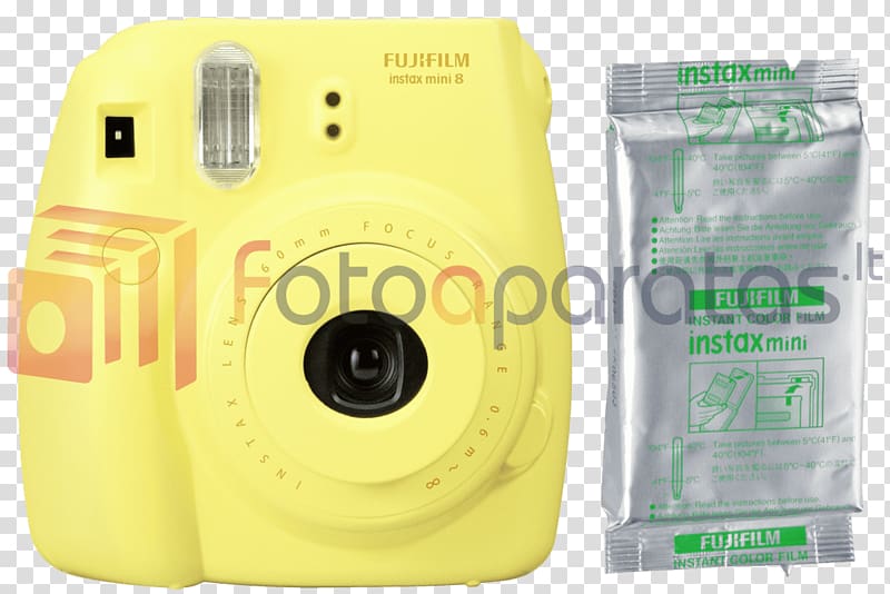 Camera graphic film Polaroid SX-70 Fujifilm instax mini 8, Camera transparent background PNG clipart