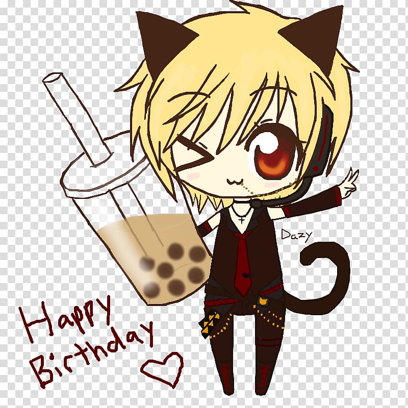 Mangaka Anime, happy birthday anime transparent background PNG clipart