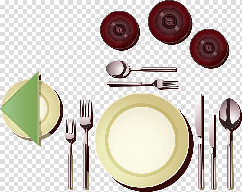 Knife Cutlery Plate Spoon, Table ware transparent background PNG clipart