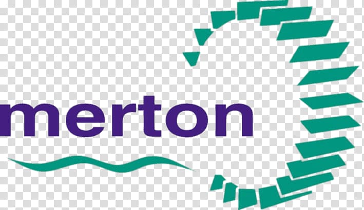 blue and green Merton logo, London Borough Of Merton transparent background PNG clipart