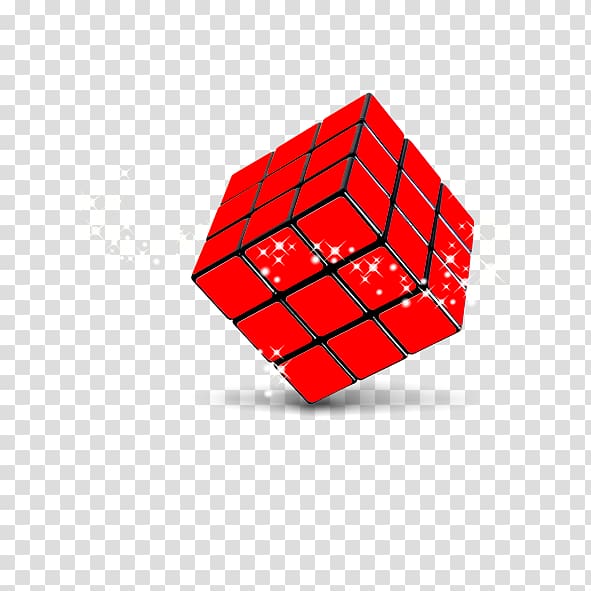 Rubiks Cube Red Puzzle, Rubik\'s Cube transparent background PNG clipart