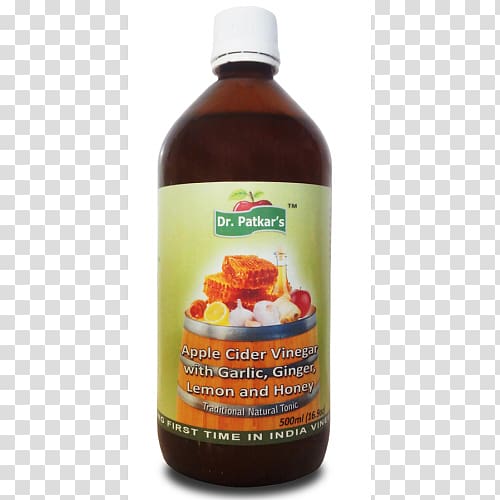 Apple cider vinegar Tonic water Must, honey transparent background PNG clipart