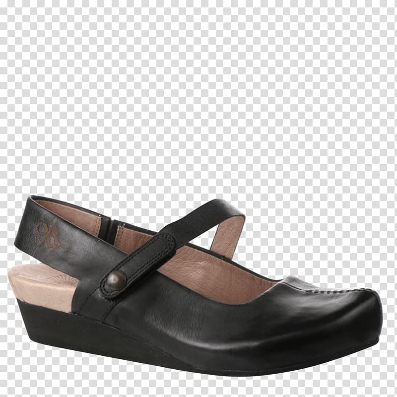 Mary Jane Leather Shoe Sandal Slingback, black leather shoes transparent background PNG clipart