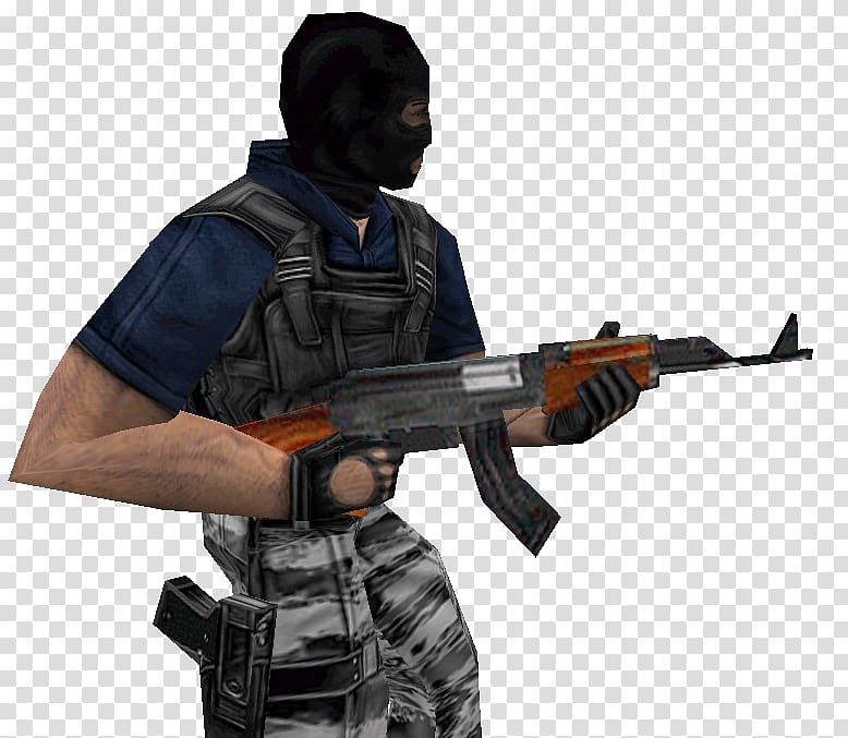 Counter Strike Global Offensive Counter Strike Source Counter Strike 1 6 Firearm Ak 47 Transparent Background Png Clipart Hiclipart - ak 47 png roblox