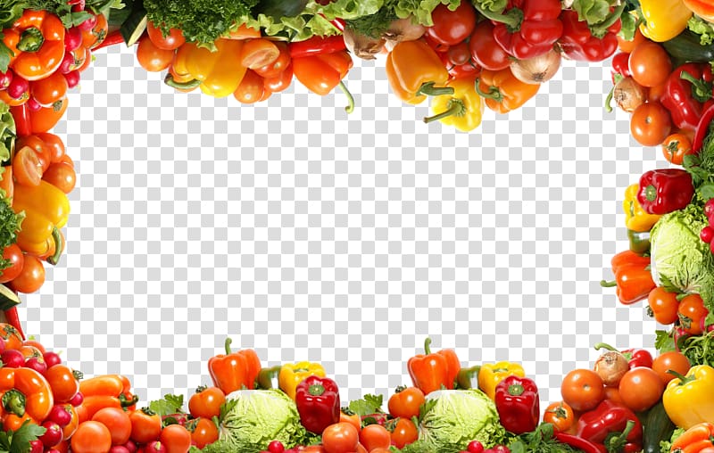 fruits and vegetables clip art border