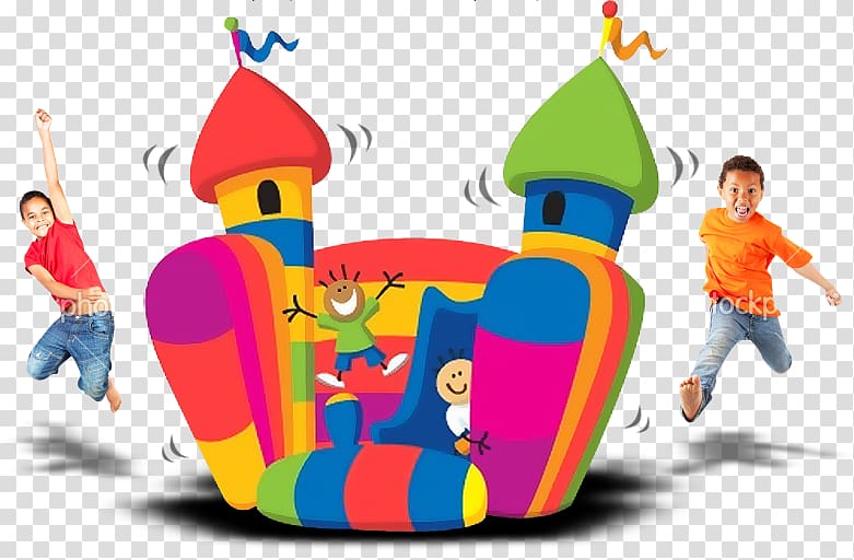 Inflatable Bouncers Castle Child Water slide, Castle transparent background PNG clipart