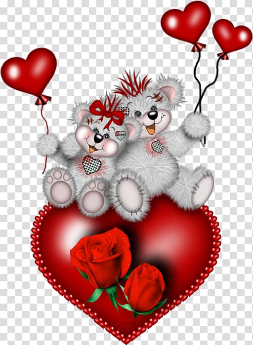 Animaatio Love , bear transparent background PNG clipart
