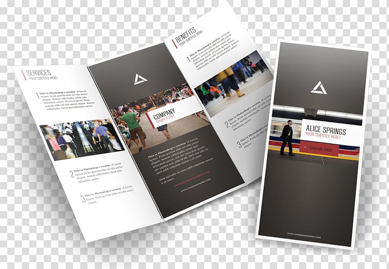 Brochure Mockup Flyer Graphic design, Corporate Flyer Design transparent background PNG clipart