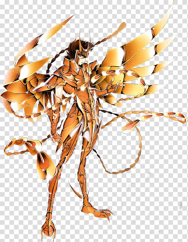 Phoenix Ikki Pegasus Seiya Andromeda Shun Aquarius Camus Athena, Phoenix transparent background PNG clipart