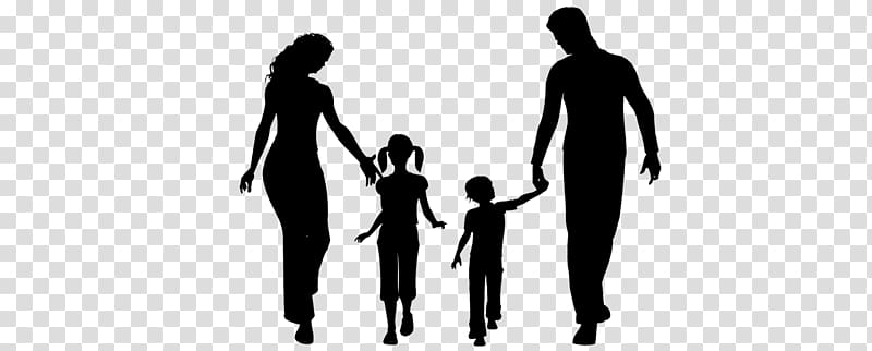Parent Child Father Family, silhouette family transparent background PNG clipart