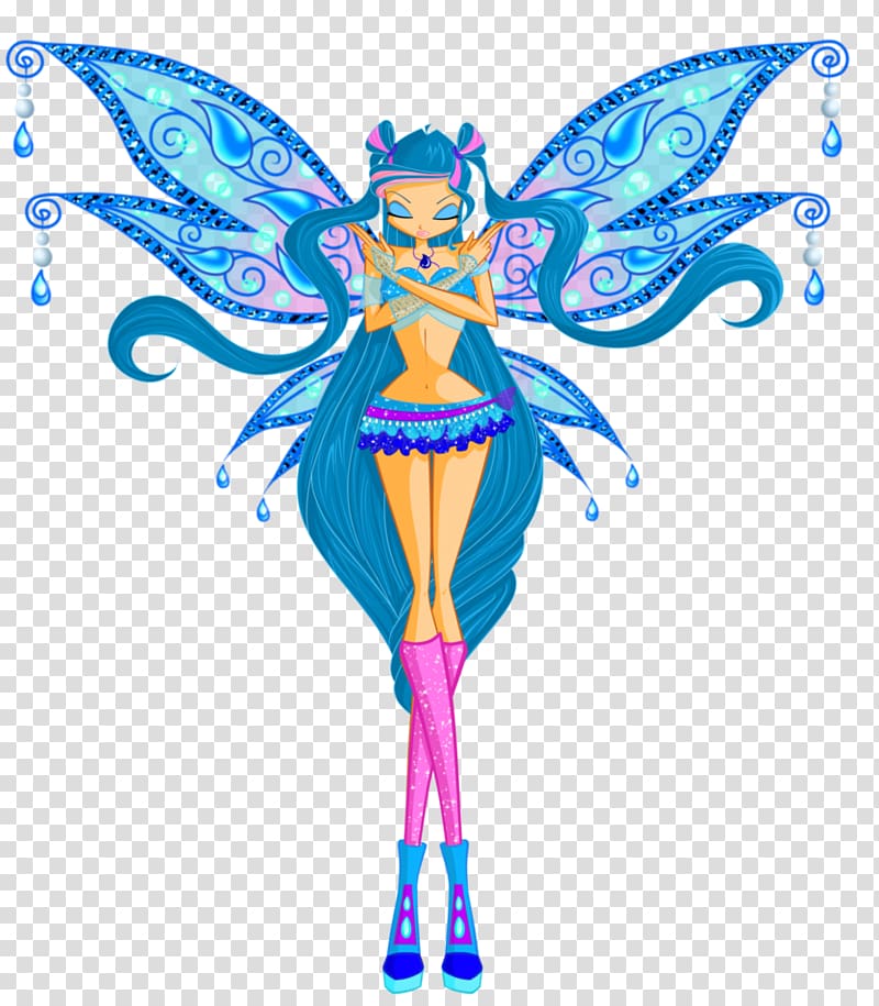 Fairy Bloom Tecna Drawing Yōsei, Fairy transparent background PNG clipart