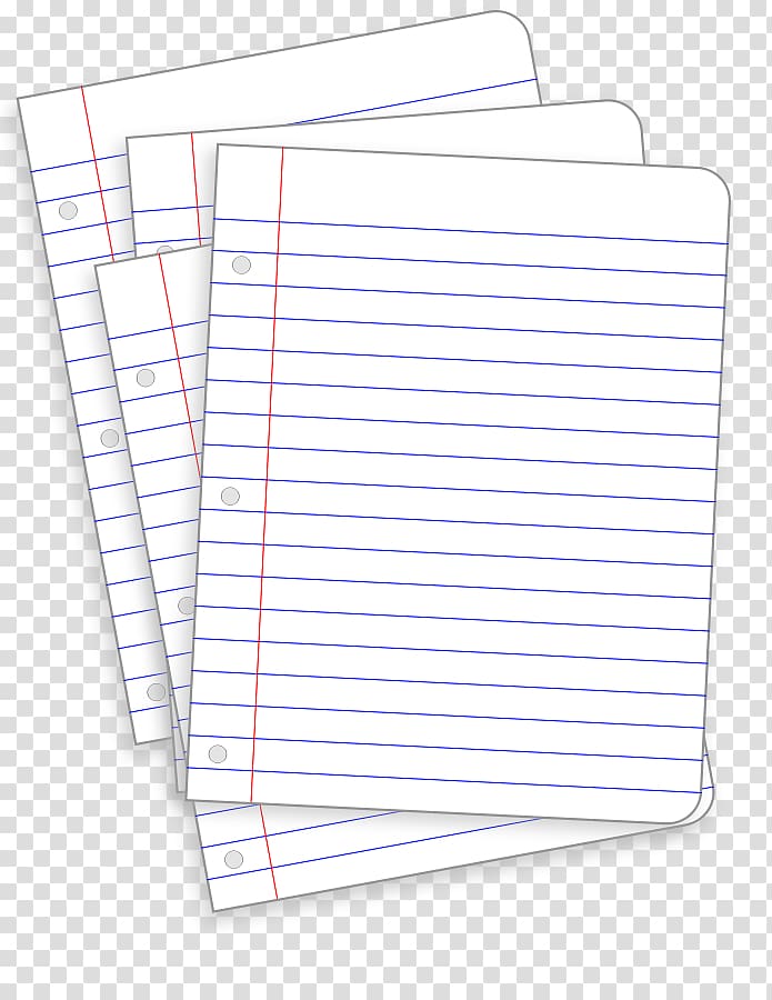 Ruled paper Notebook , Paper transparent background PNG clipart
