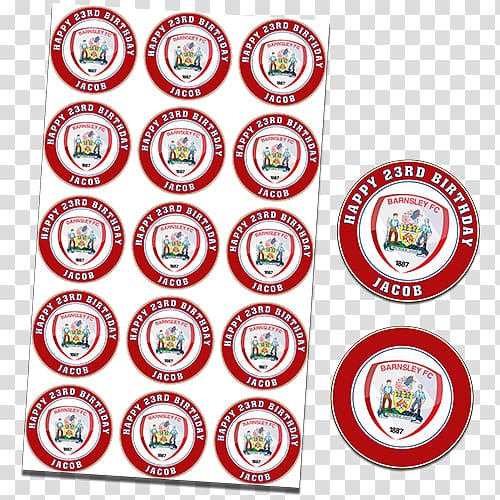Cupcake Barnsley F.C. Frosting & Icing Football team, cupcake topper transparent background PNG clipart