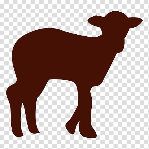 Kalahari Red Astana Sheep Silhouette Cattle, sheep transparent background PNG clipart