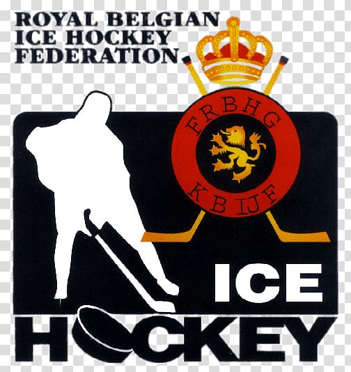 Ice Hockey logo, Royal Belgian Ice Hockey Federation Logo transparent background PNG clipart