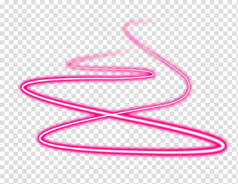 pink and white curve line, Neon lighting Neon lighting Neon Lights, *2* transparent background PNG clipart
