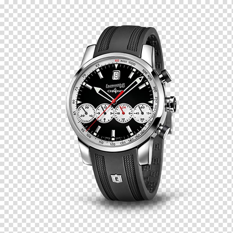 Eberhard & Co. Automatic watch Chronograph ETA SA, watch transparent background PNG clipart