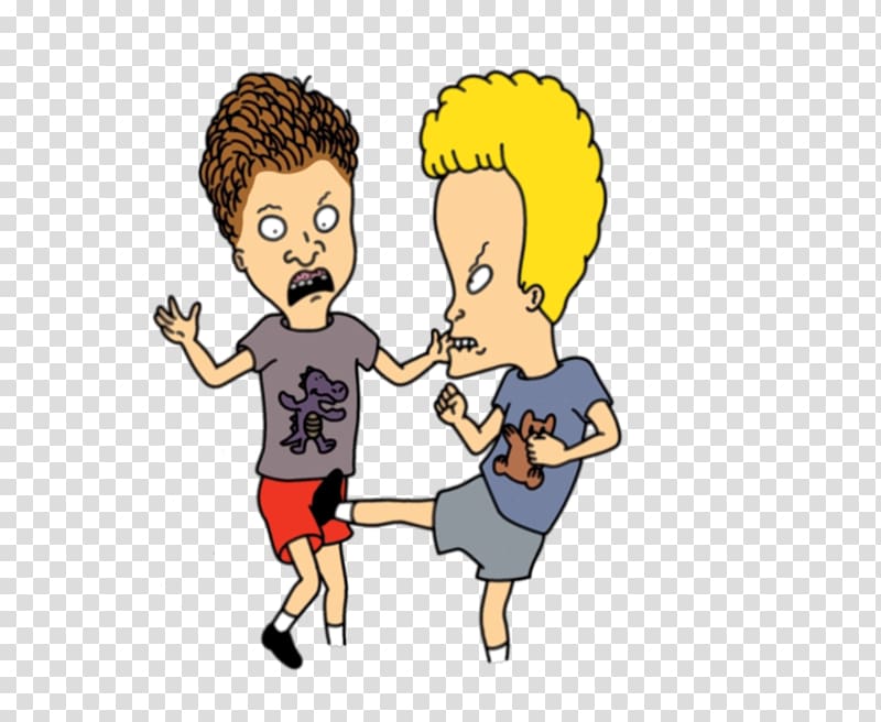 Beavis Butt-head Collage Text, collage transparent background PNG clipart