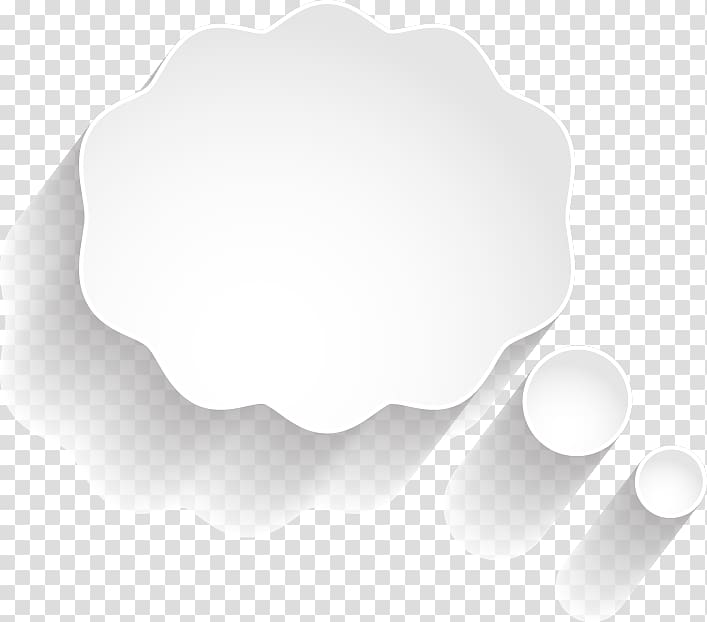 White Dialog box Cloud, White clouds Dialog transparent background PNG clipart