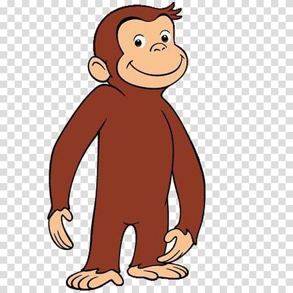 Curious George YouTube Animation , monkey cartoon transparent background PNG clipart