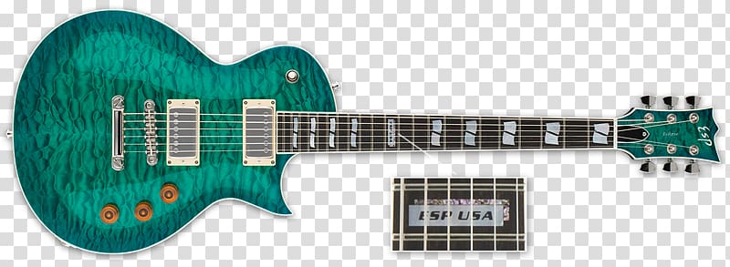 Acoustic-electric guitar ESP Guitars ESP Eclipse, electric guitar transparent background PNG clipart