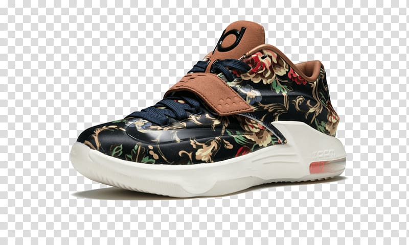 Sports shoes Mens Nike Kd 7 Ext Nike KD 7 EXT Floral, newest kd shoes 10 transparent background PNG clipart