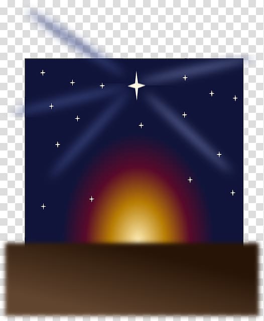 Sunrise Christmas Star of Bethlehem Night, sunrise transparent background PNG clipart